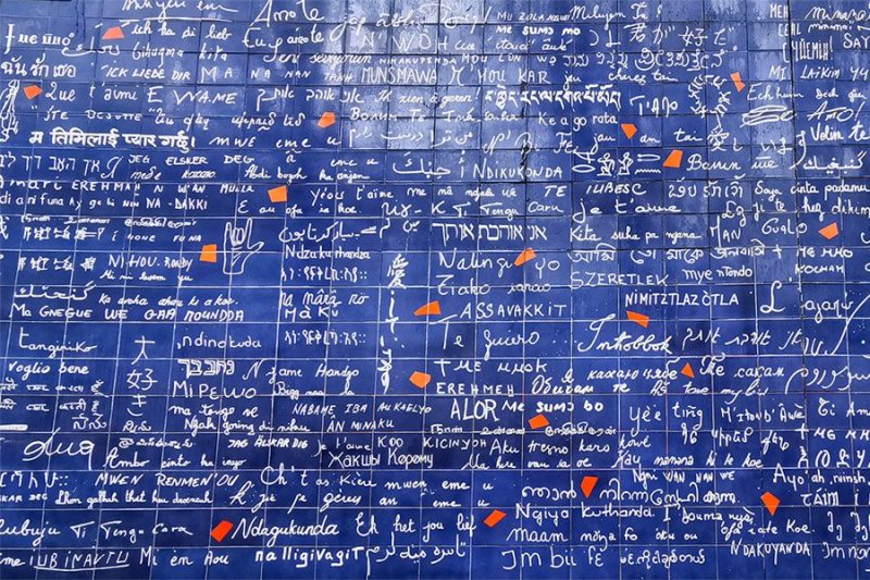 Mur de I Love You à Montmartre Paris Instagrammable