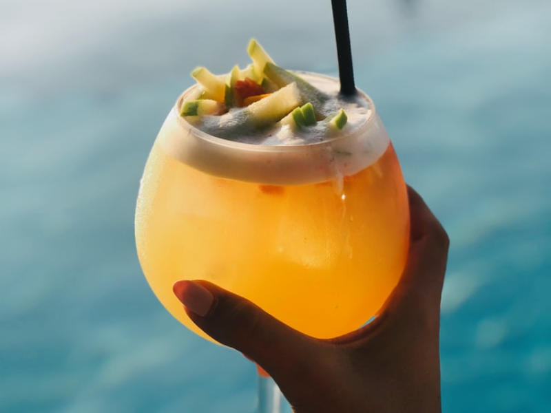 Cocktail au bord de la plage