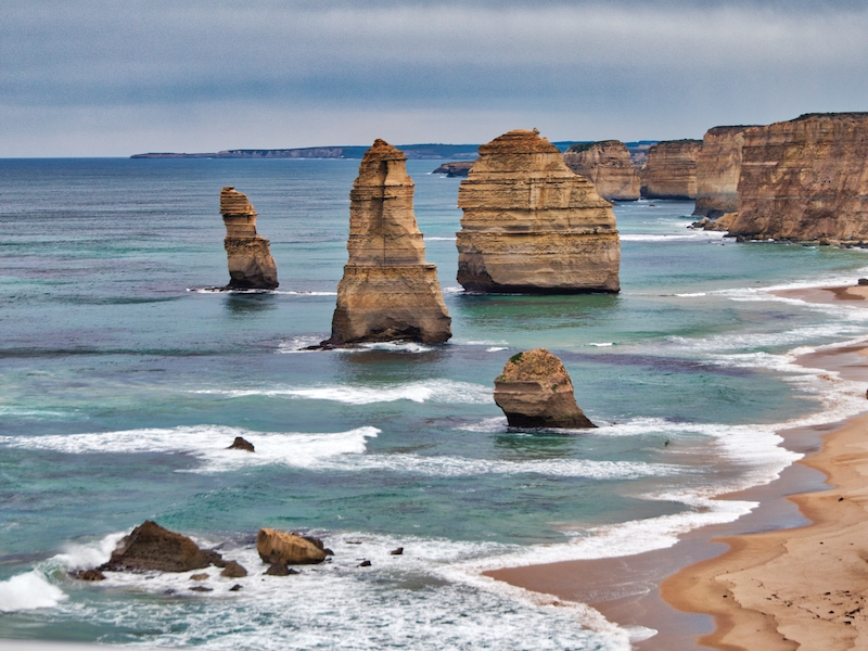 La Great Ocean Road, les 12 apôtres en Australie
