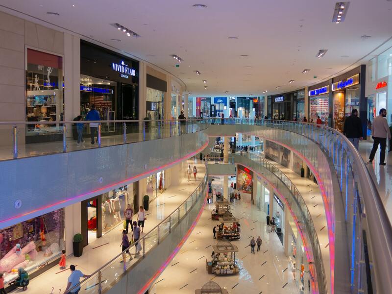 Un centre commercial à Dubaï