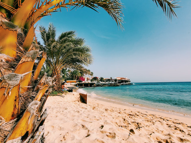 Une plage au Cap-Vert