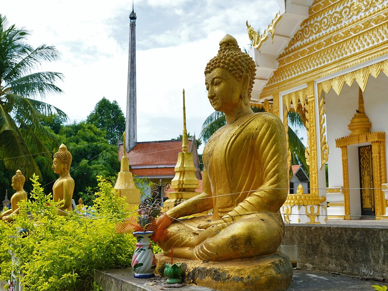 Un temple à Koh Samui