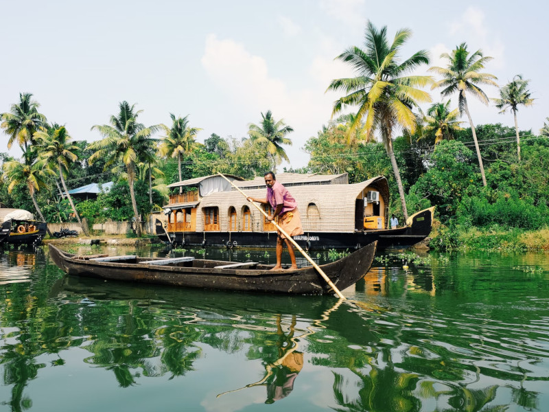 Backwaters du Kerala