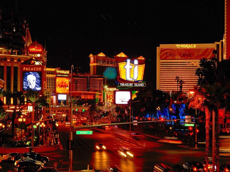 La vie nocturne de Las Vegas 