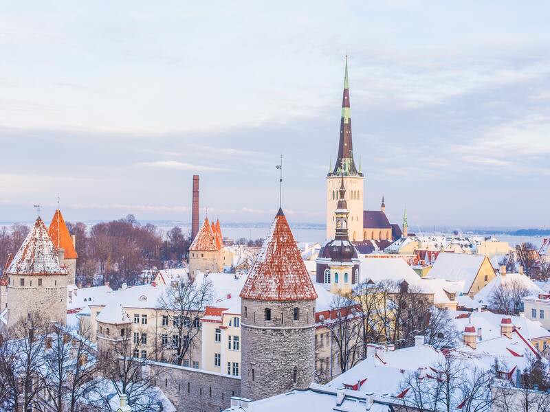 Les meilleurs endroits à visiter en Europe en décembre : Tallinn Estonie