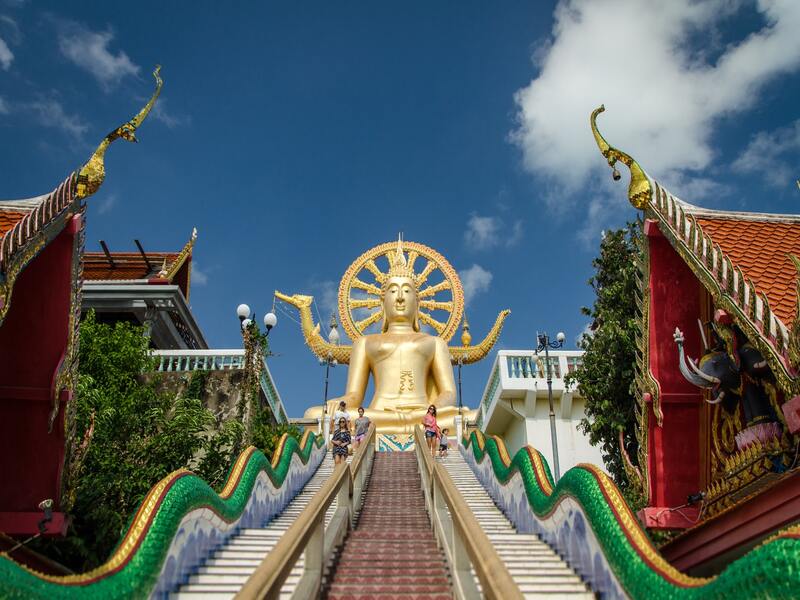 Visite des temples de Koh Phangan