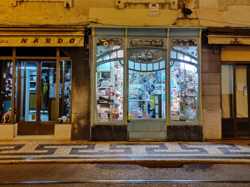 Une boutique à Lisbonne