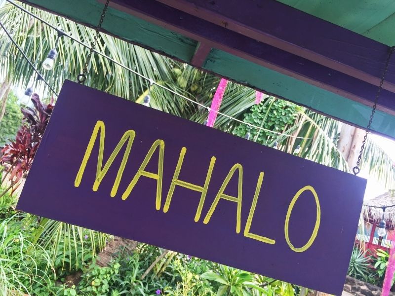 meilleures phrases hawaïennes - mahalo