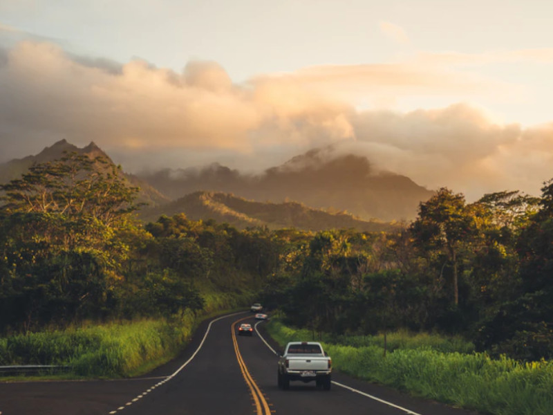 Conduire à Kauai
