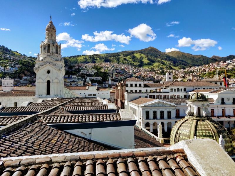 Les toits de Quito