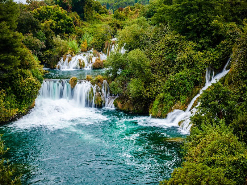 Chutes d'eau en Istrie