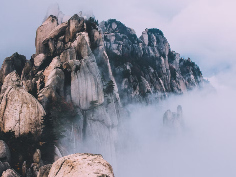 Les montagnes coréennes