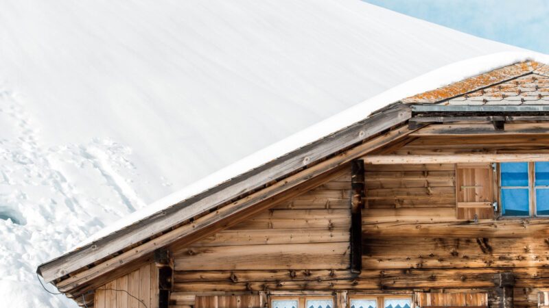 chalet à la montagne