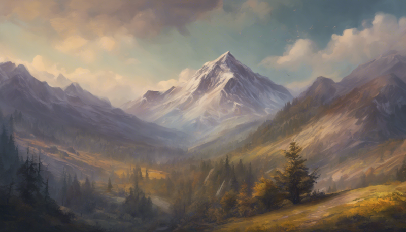 découvrez si la montagne est le théâtre d'une union entre beauté et mélancolie dans un avis de décès émouvant.