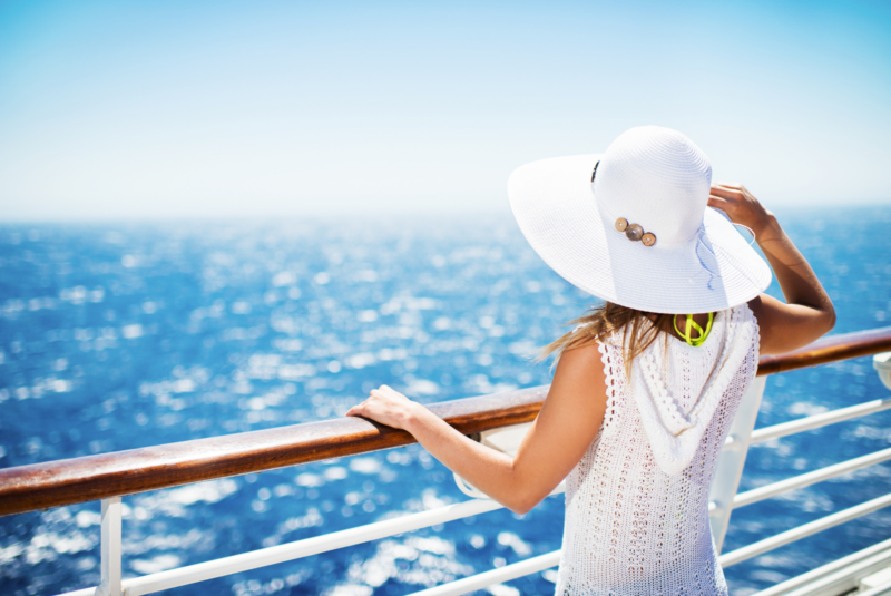 femme dos croisière