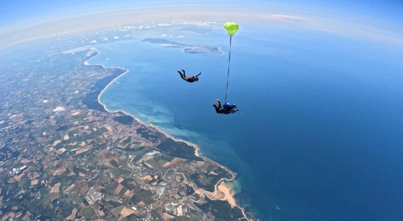 saut en parachute